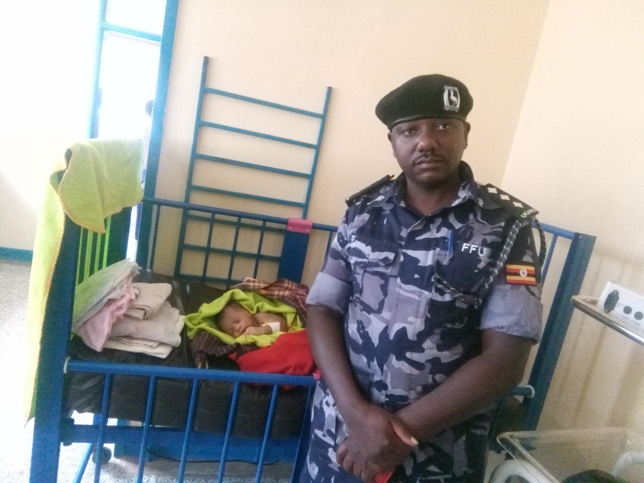 Tumukunde Emmanuel, the Superintendent of police in Bweyale