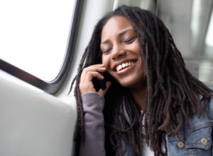 Speaking-on-phone