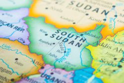 south sudan Map