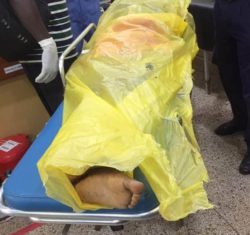 DECEASED_ Mutyabule's Body at Kawolo Hospital