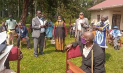 Rukungiri-LC-5-Chairman-Charles-Andrewson-Kateebire-at-the-function-to-launch-the-Social-Protection-Policy-Fund-in-Rukungiri