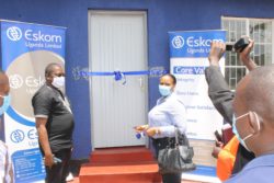 Njeru PS Officials Recieve the Renovated Building from MD Eskom Uganda, Thozama Gangi 4