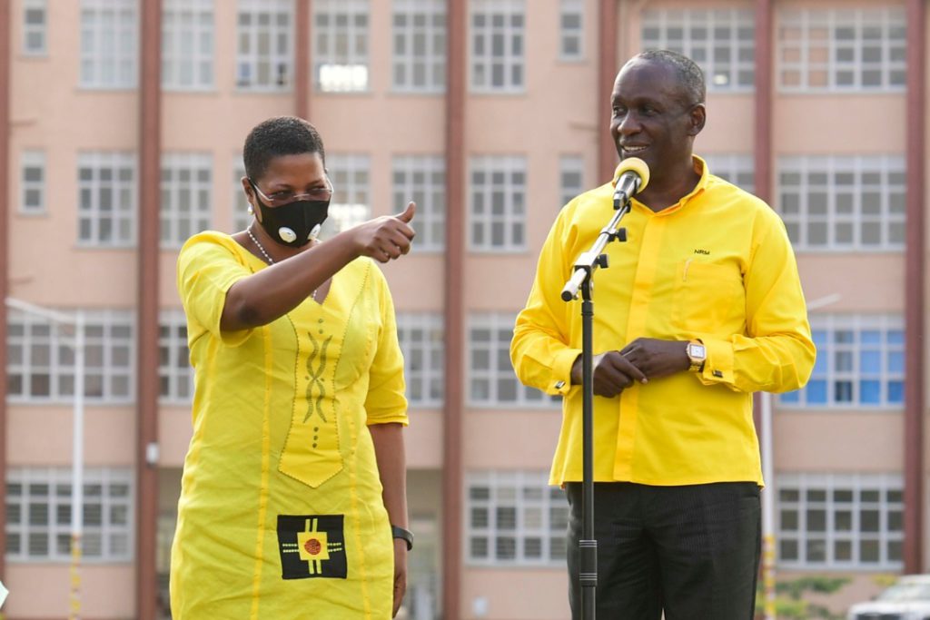 Bukedea Woman Member of Parliament Hon.Anita and NRM Vice Chairperson Eastern Region, Capt. Mike Mukula