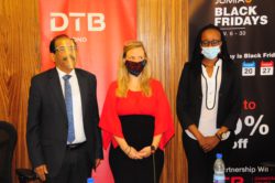 (L - R) DTB MD Varghese Thambi, Jumia CMO Lliana Bjorling, Jumia PR Abaho Samantha.