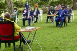 President Yoweri Museveni Meets with Ethiopian Deputy Prime Minister, H.E. Demeke Mekonnen Hassen and his delegation