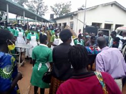 Nebbi Accident victims being rushed to hospital