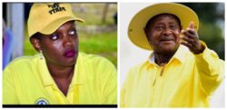 A Collage of President Museveni and Hon. Diana Mutasingwa