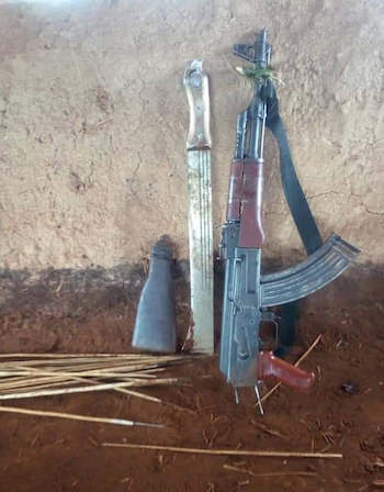 Some-of-the-items-recovered-from-Zombo-attack