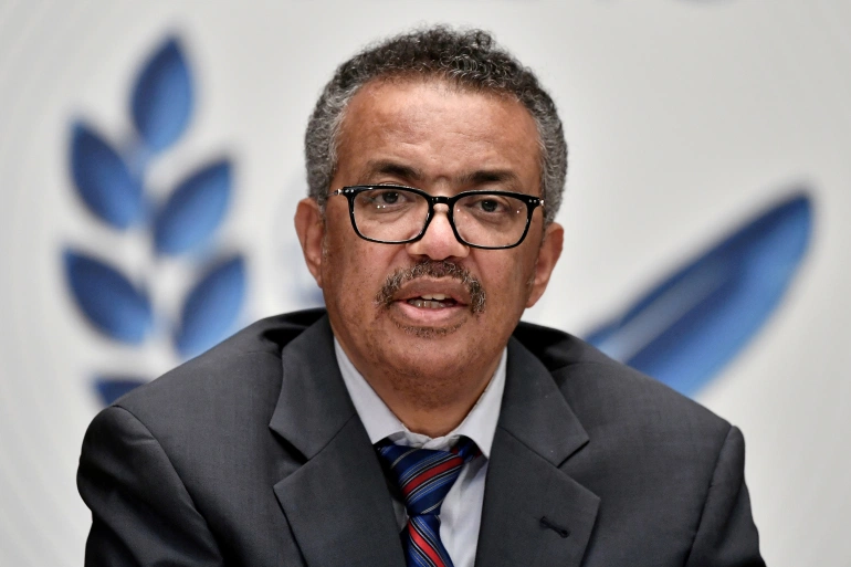 Head of the World Health Organization (WHO) Dr Tedros Adhanom Ghebreyesus