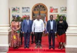 The AGRA delegation, that included the organisation's President Dr Agnes Kalibata, briefed the Head of State on preparations for the 2021 AGRA Summit to be held in Nairobi, Kenya in September
