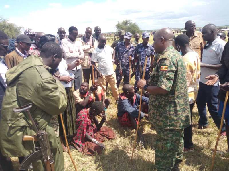 ASTU and UPDF Officers Parades the Suspects (3)