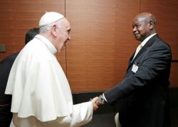 Museveni-Pope-Francis