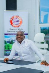 All of a sudden tycoon Ham offices are all decorated with Bayern badges and colours