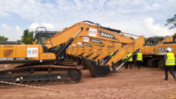Equipment mobilised by Dott for DRC roads project