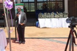 The Sire Stud Manager Siraj Luwagu speaking about the AI training course content and delivery approach (2)