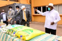 President Museveni at Kinyara Sugar Ltd