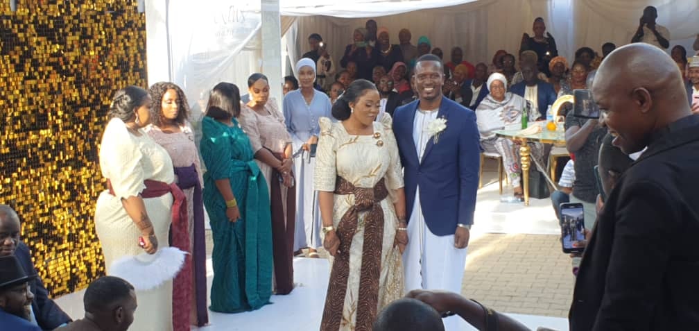 Hudu with his newly acquired babe Shamim
