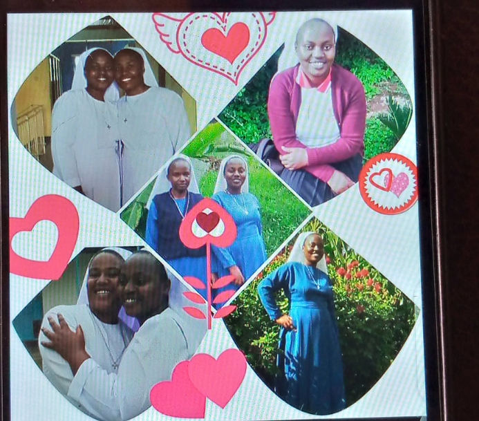 Sr. Jacinta with fellow nuns before she quit