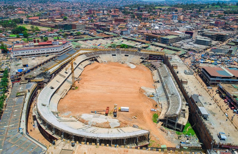 Nakivubo stadium from an aerial view