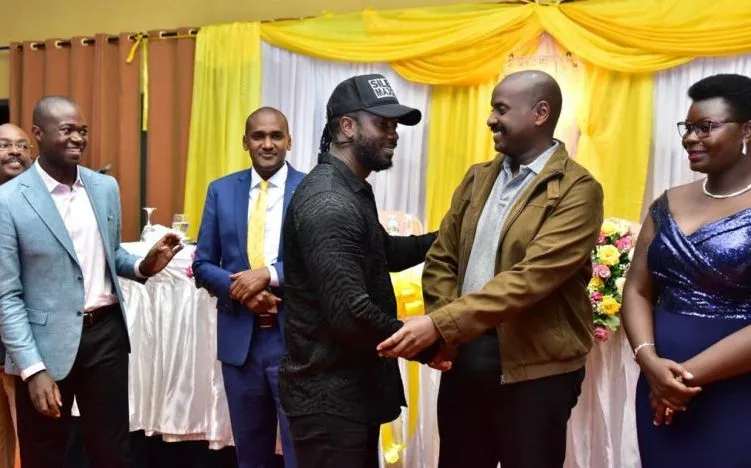 Singer Bebe Cool and First Son