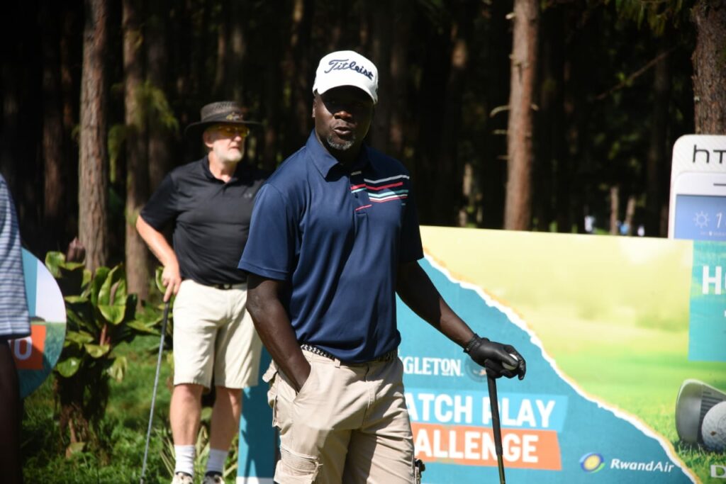 Golfers at the Singleton Match Play Challenge over the weekend. The Kagombes (not pictured), are through to the semis of the main event.