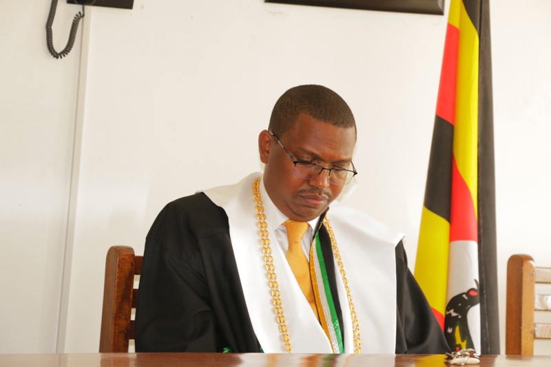 Mayor Fabrice Rulinda who was evicted