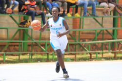 Miracle Captain Brenda Alyano in action on Saturday. FUBA Photo