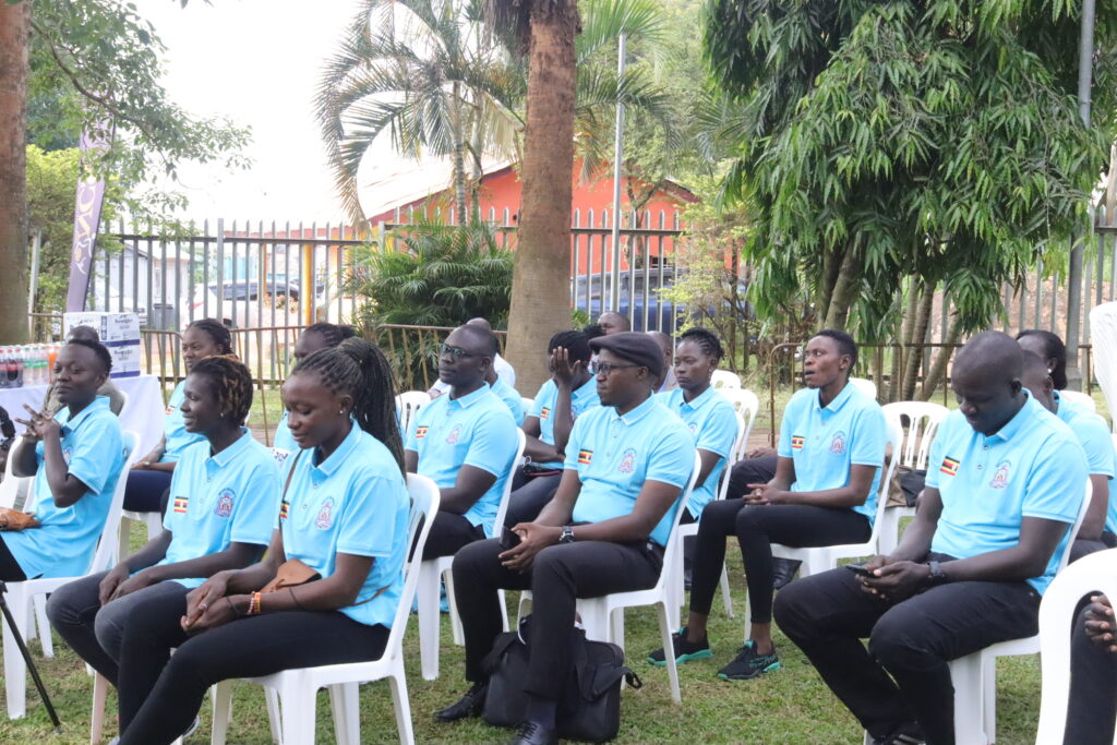 Part of traveling contingent at Lugogo on Wednesday.