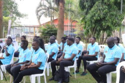 Part of traveling contingent at Lugogo on Wednesday.