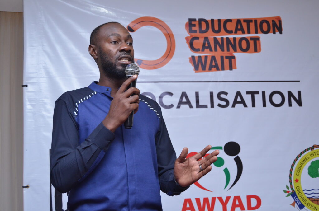 Henry Muyanja country director Street child uganda during a press breifing at hotel Tulip nakasero kampala on 31st -5-2022 (photo by elisha muloki.