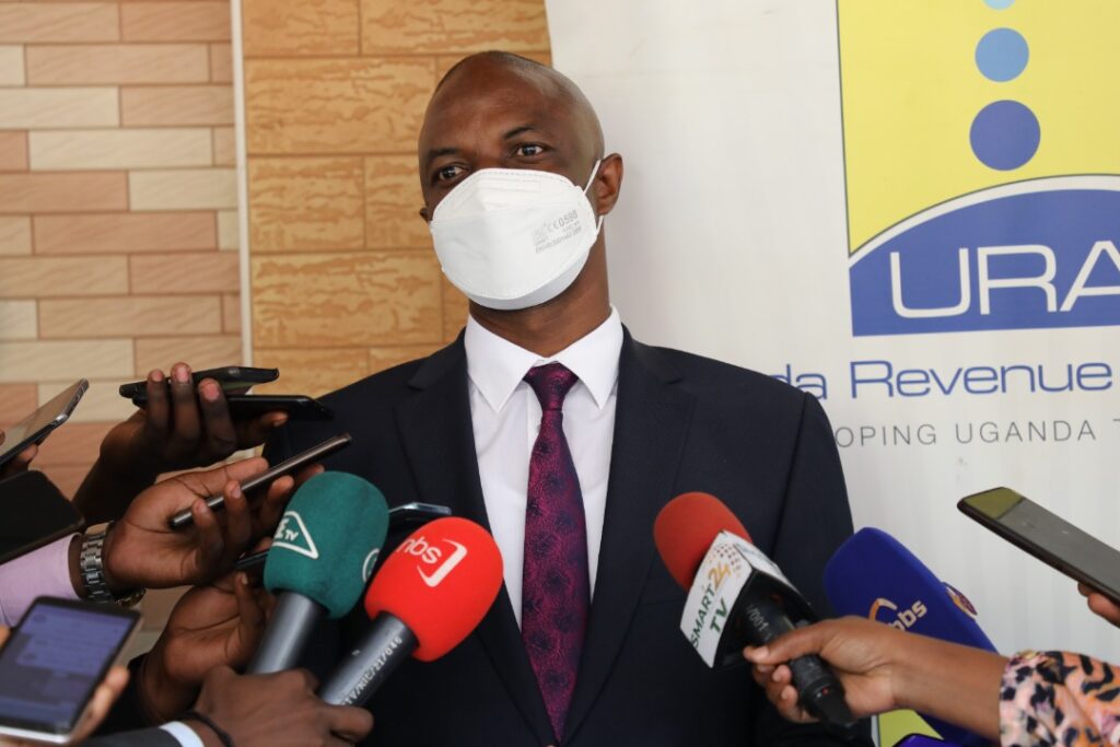 PSST Ramathan Ngoobi speaking to journalists after the post budget engagement