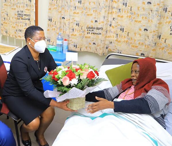 Speaker Among visiting disposed Nambooze in hospital