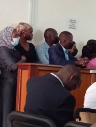 The accused Tropical bank staffers in the Dock at the Anti-Corruption  Court on Tuesday