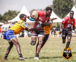 Heathens (yellow) in action against Pirates in the opening circuit.