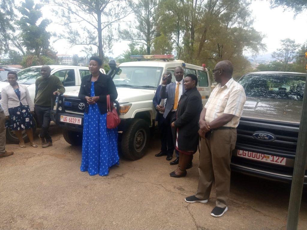 Mb'ra City Leaders as they rally vehicles at Council