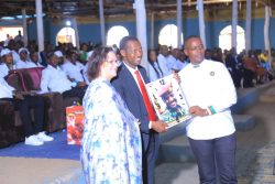 Bishop Silas and Wife with MP Kangwagye at the function
