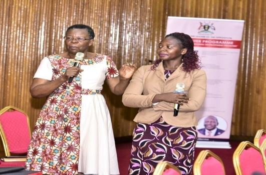 Ex Minister Sekitoleko (C) asked MPs to follow up marijuana (cannabis) growing saying it was a cash cow for many countries