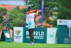 Martha Babirye Day One Leader of the Tusker Malt Uganda Ladies Open