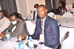 Jotham Mwesigwa, Speaker Rwampara during a meeting