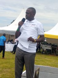 LC5 Chairman, Didas Tabaro speaking