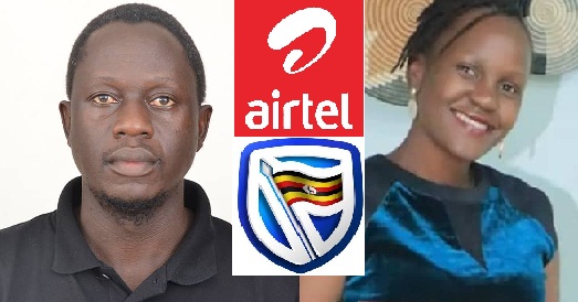 AIRTEL'S Busulwa & Rebbeca who are bonking