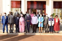 Pan-African Parliament meeting with President Museveni at State house Entebbe - 14th Feb 2023 - 02