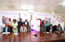 Officials from both UNESCO and Ministry of Gender after the Projects launch