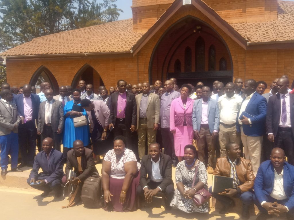 Bishop Sheldon, the Chief Guest and Heads of Schools