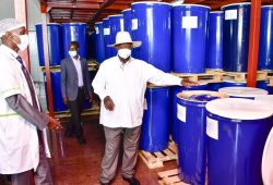 Embrace Commercial Agriculture for Wealth Creation, Museveni as tips Ugandans as he Commissions Fruit Processing Factory In Nakasongola