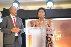 Kadaga while giving a speech during the award ceremony recently. She revealed that the EAC heads of state would make a decision on the regional bank this month