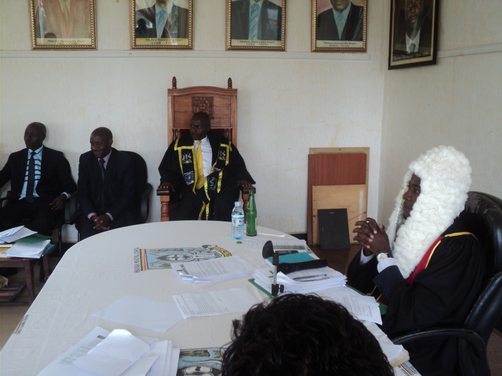 Mayor Kakyebezi, Speaker Bony and a few former members of Mbarara City council