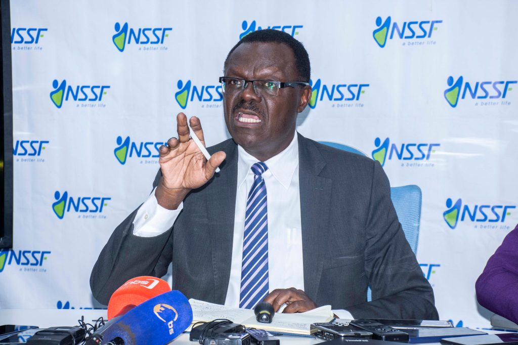 NSSF Managing Director, Patrick Ayota
