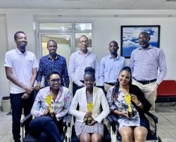 Part of the Media Age team pose with the Awards