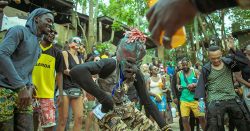 Revellers having fun at the Nyege Nyege festival